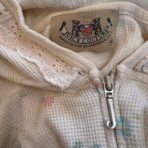 Vintage Juicy Couture Waffle Hoodie
